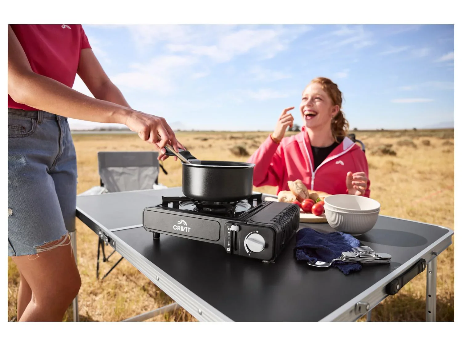 CRIVIT Rchaud de camping 1 feu