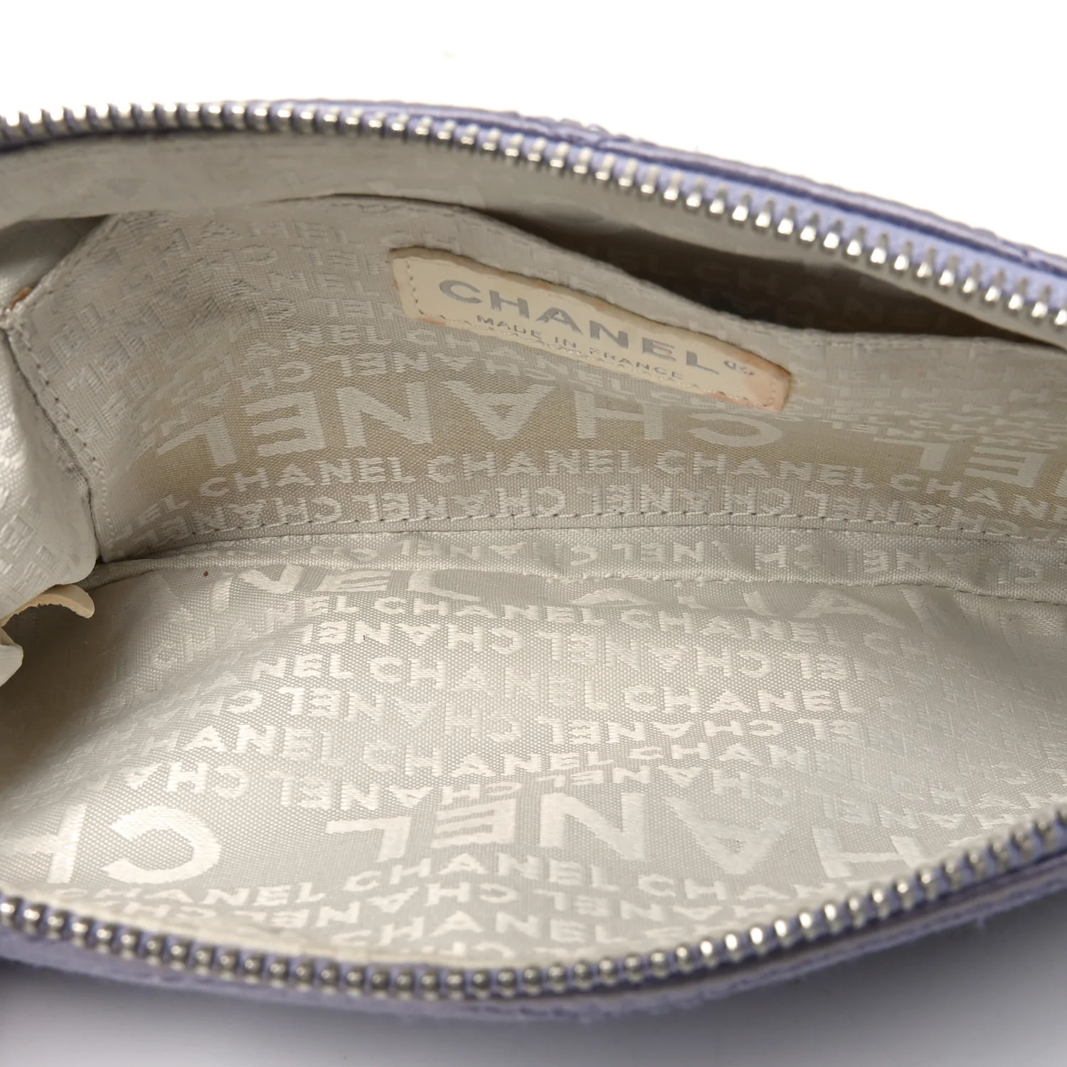 Satin Camellia Evening Bag Light Purple