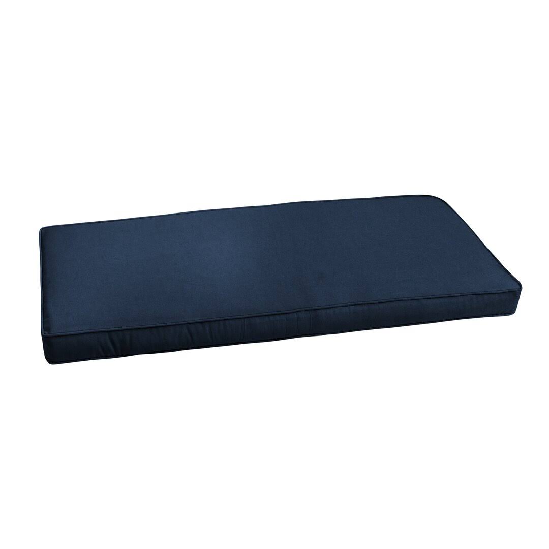 Outdoor Sunbrella Seat Cushion Birch Lane Fabric: Navy Sunbrella , Size: 2