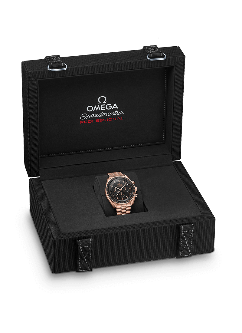[Super Clone]Omega Speedmaster Moonwatch Co-Axial Master Chronometer 42 MM SednaTM gold 310.30.42.50.01.001