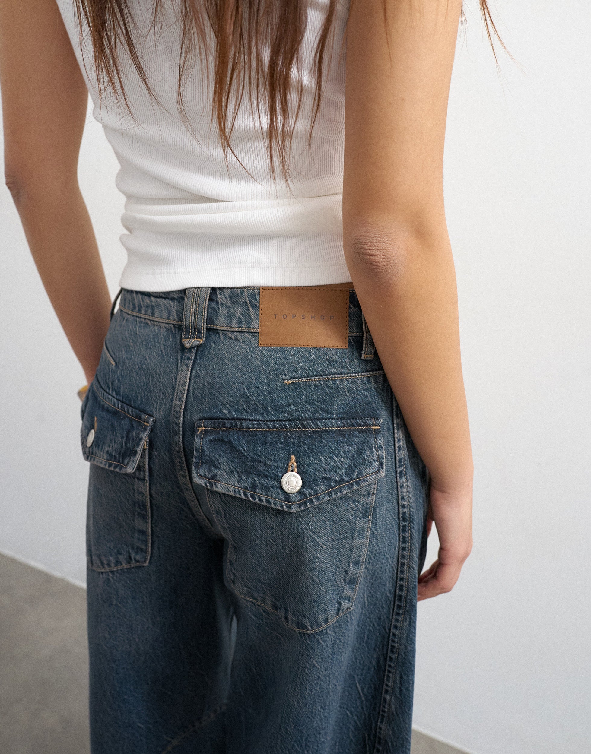 VERO MODA® TSVEA High rise Barrel Fit Jeans