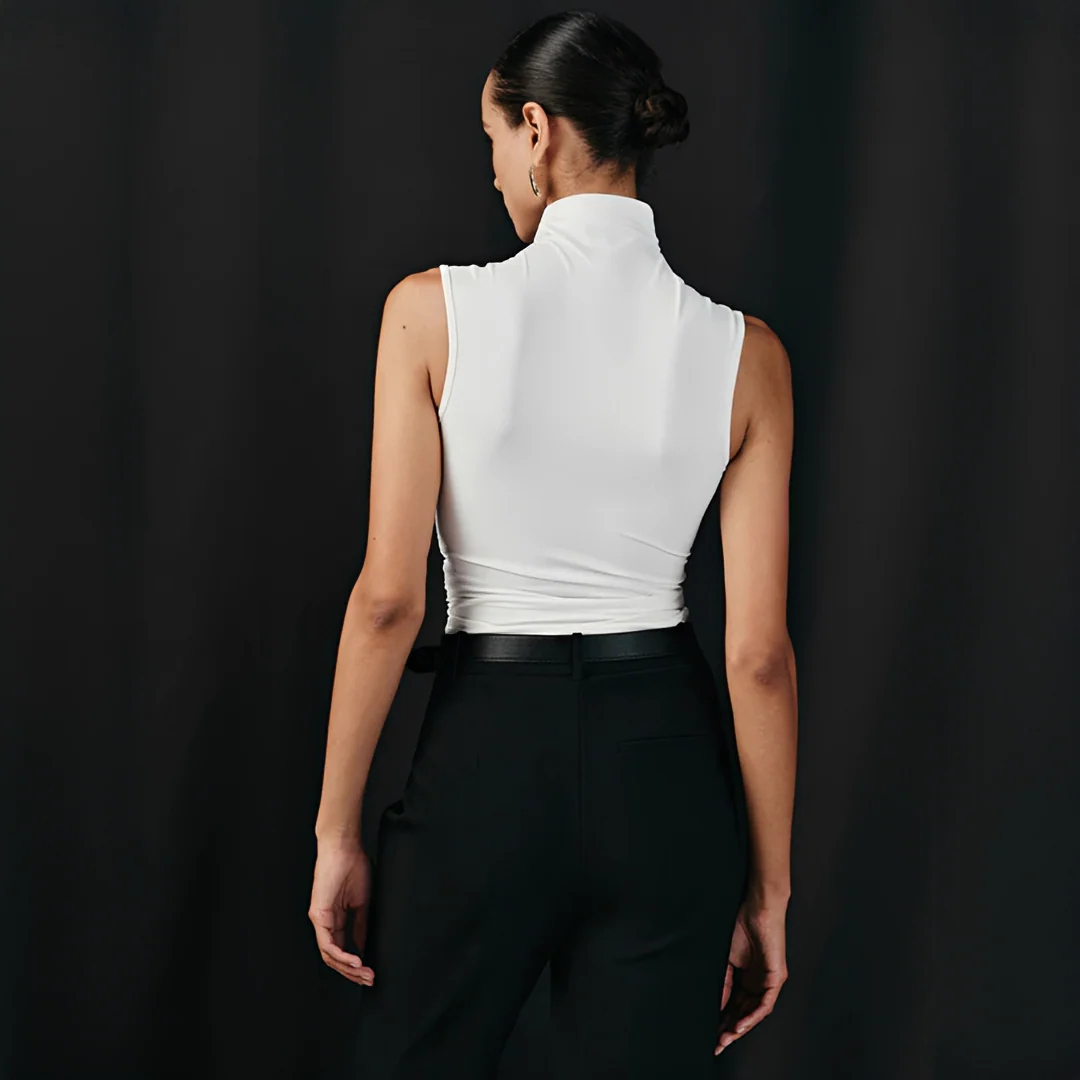 Mireya - Haut Stylé à Col Croisé