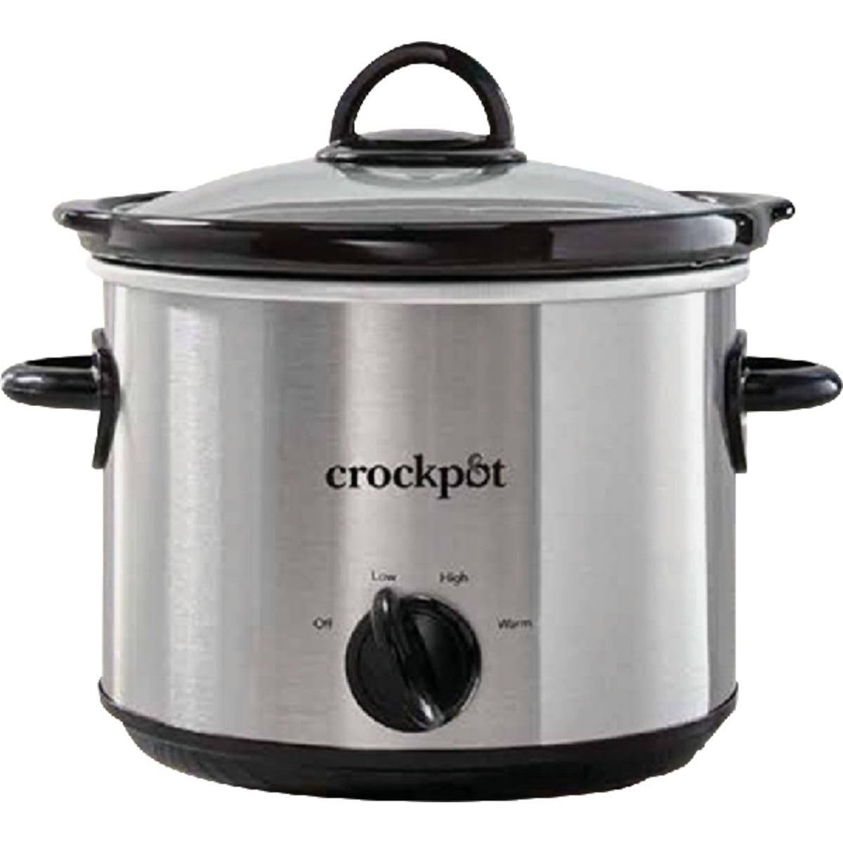 Crock Pot Slow Cooker, 3 Quart Round, Classic