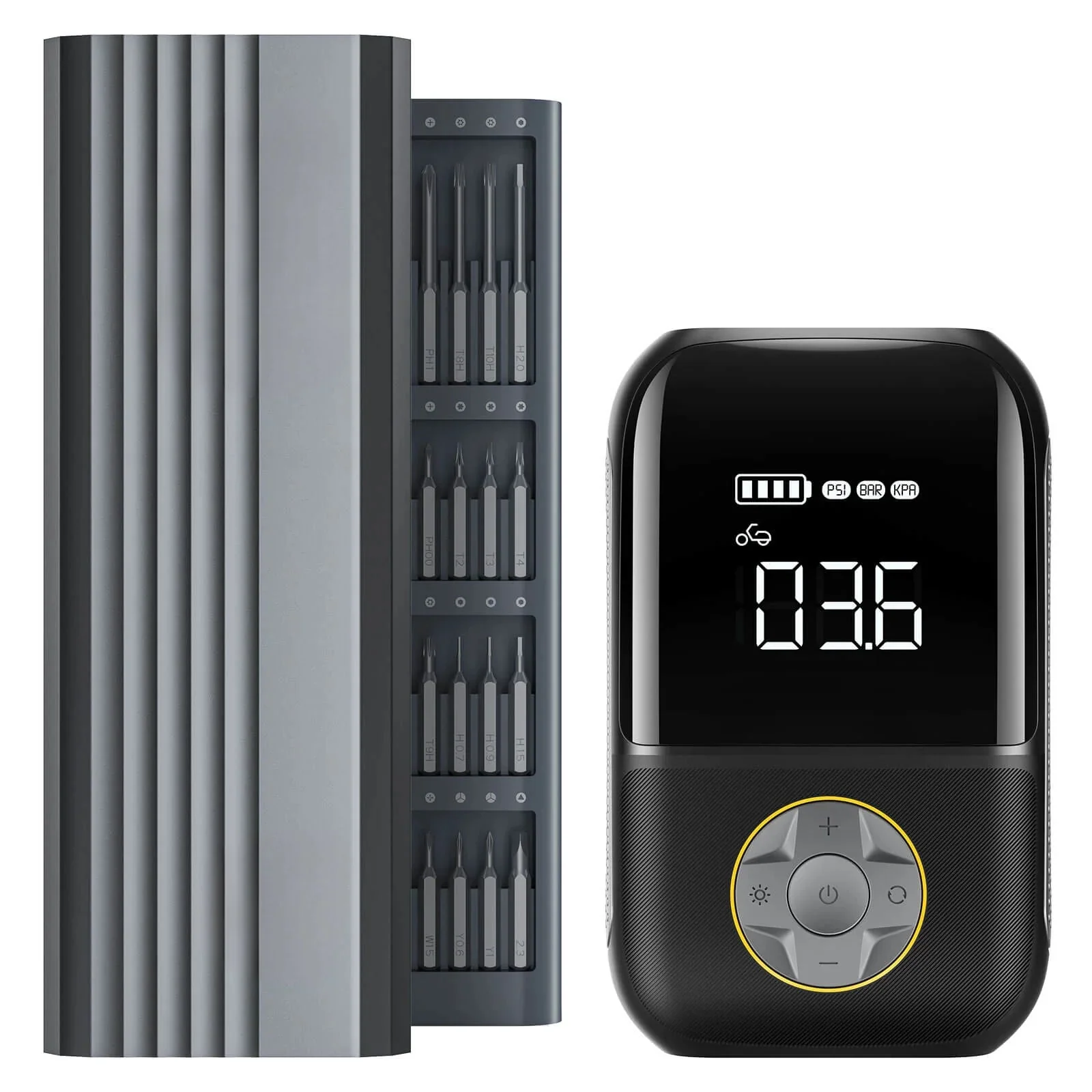 X8 Tire Inflator and E1 Pro Precision Electric Screwdriver