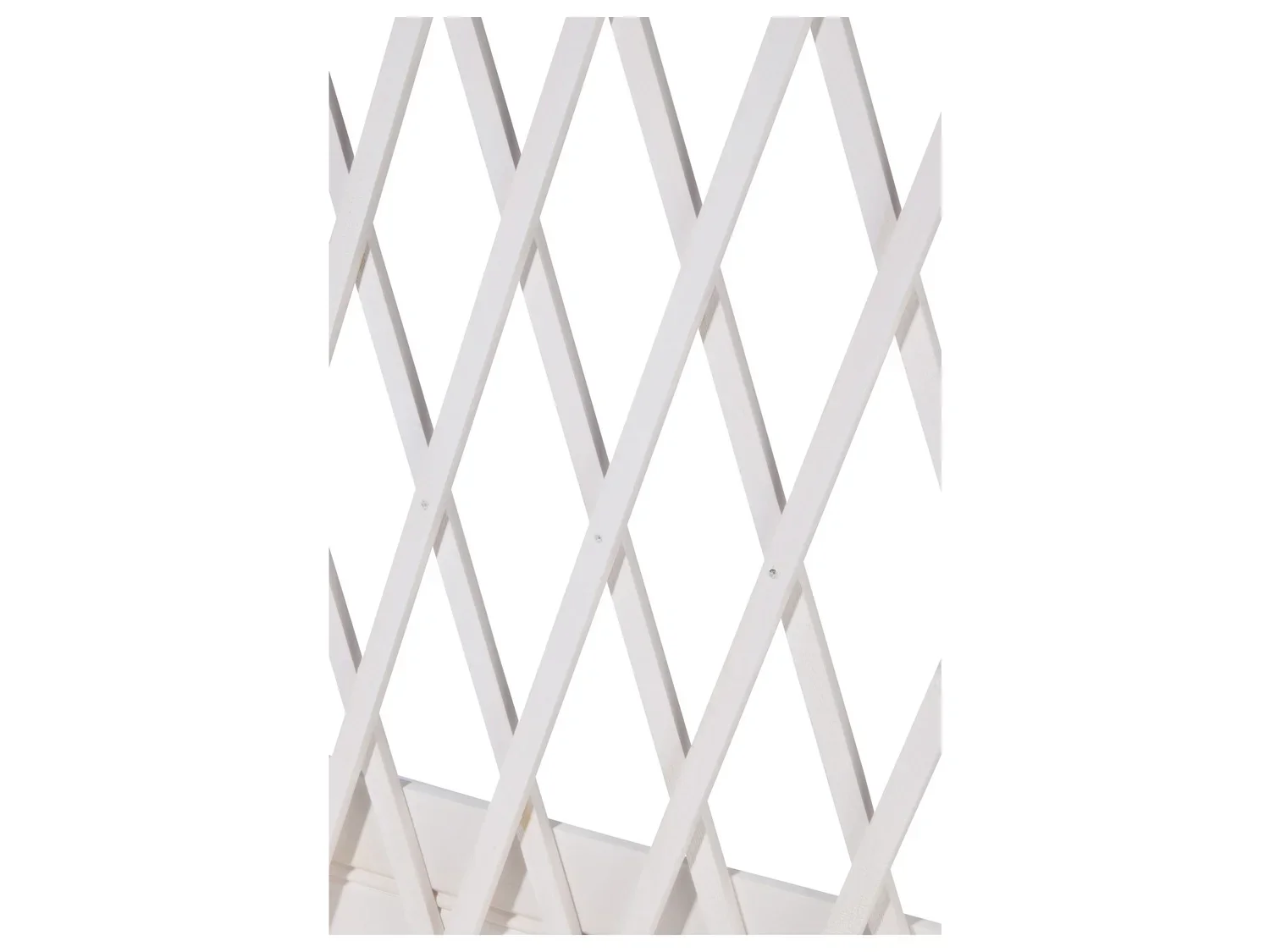 dobar Jardinire surleve  roulettes avec treillis, L 79 x l 28,5 x H130 cm