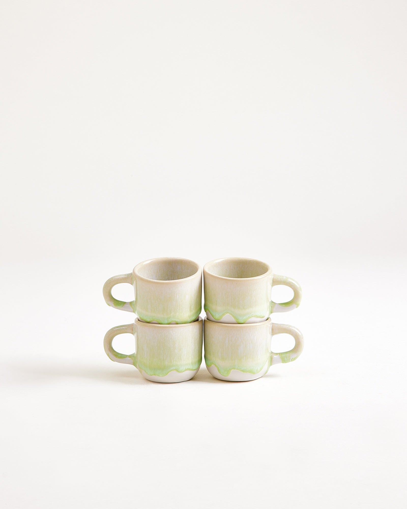 COIMBRA - ESPRESSO MUG PASTEL GREEN SET OF 4