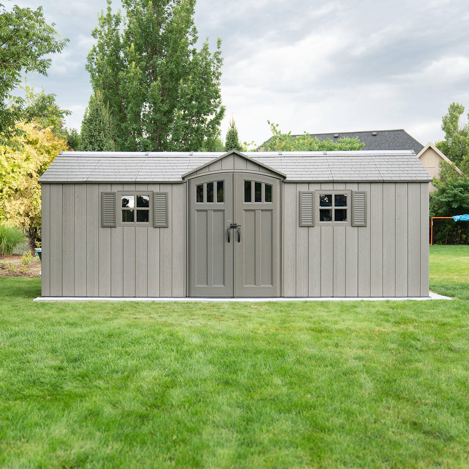 Lifetime 20 ft. x 8 ft. Outdoor Storage Shed - 60351
