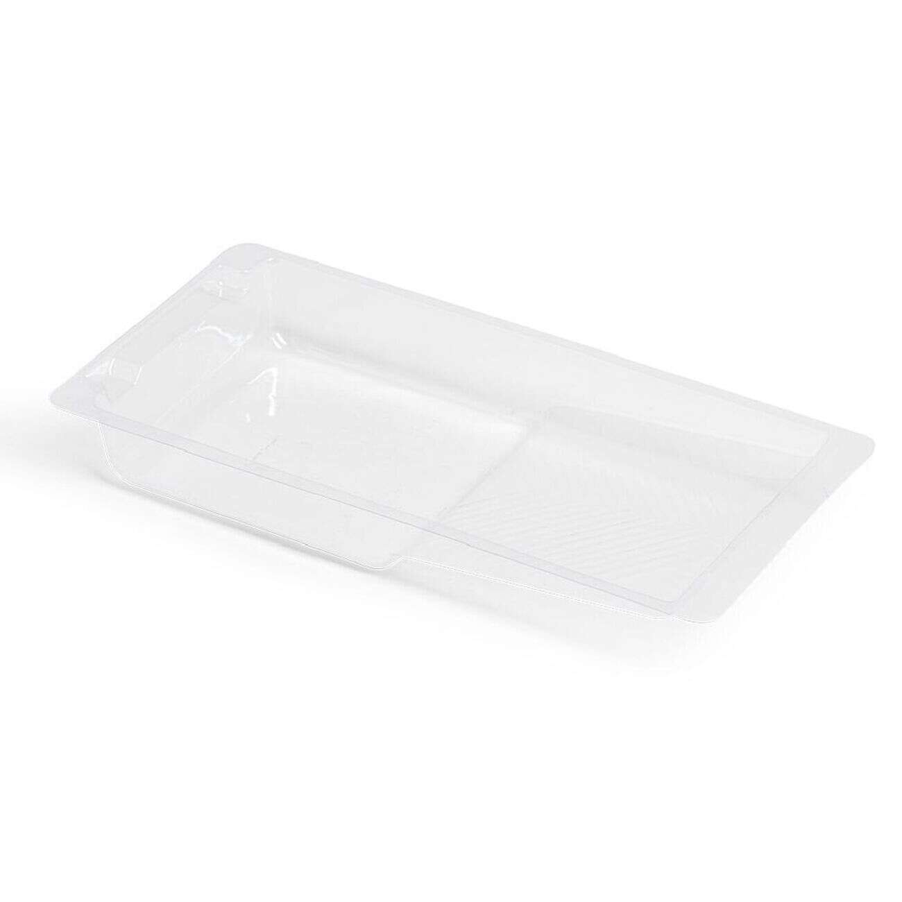 Lot de 3 protections pour bac à peinture en plastique transparent