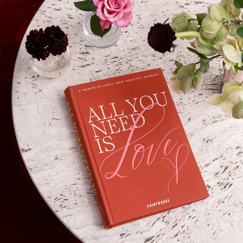 All You Need is Love fotobok oransje