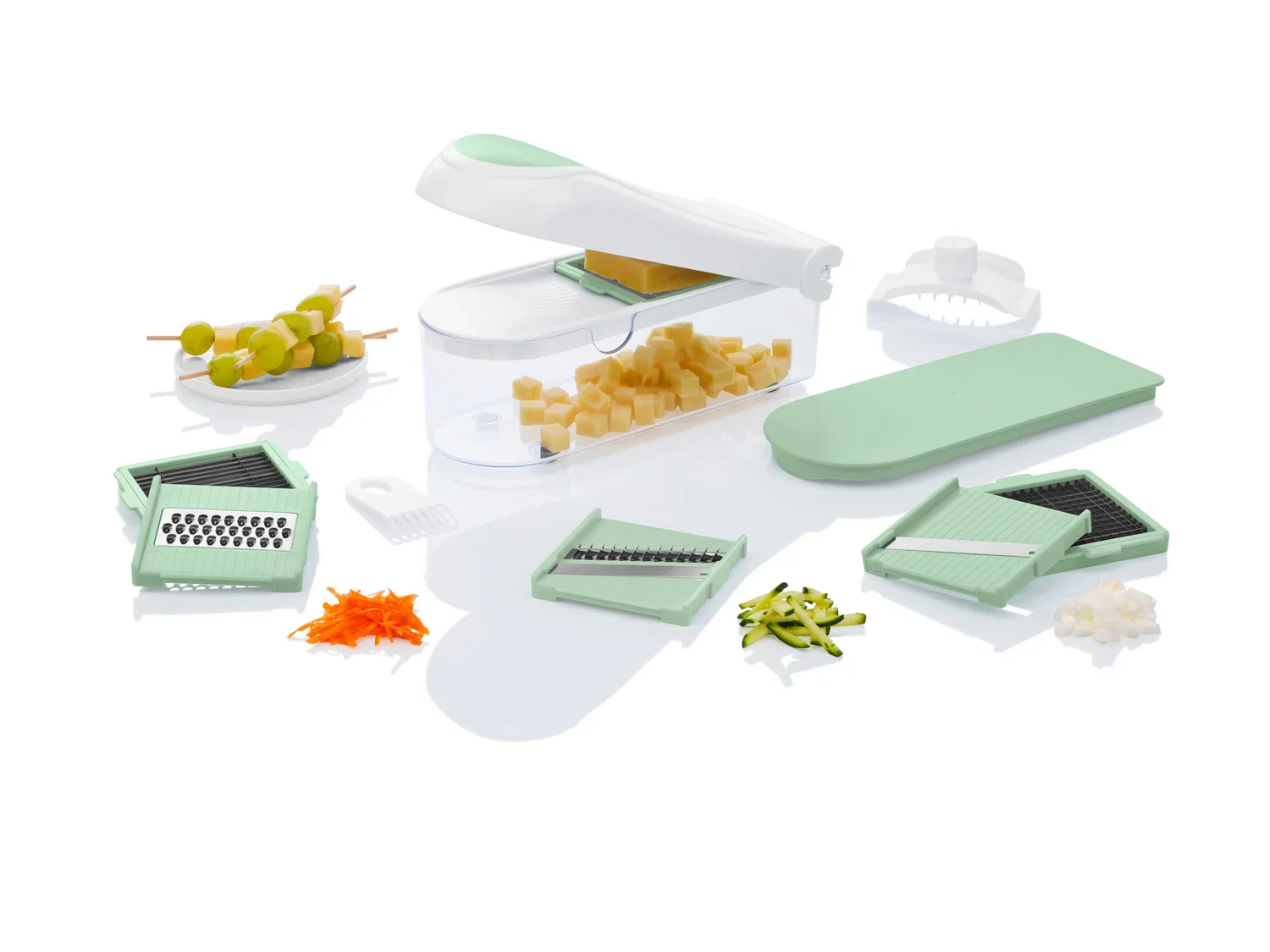 LIVARNO home Mandoline multifonction, avec 6 accessoires