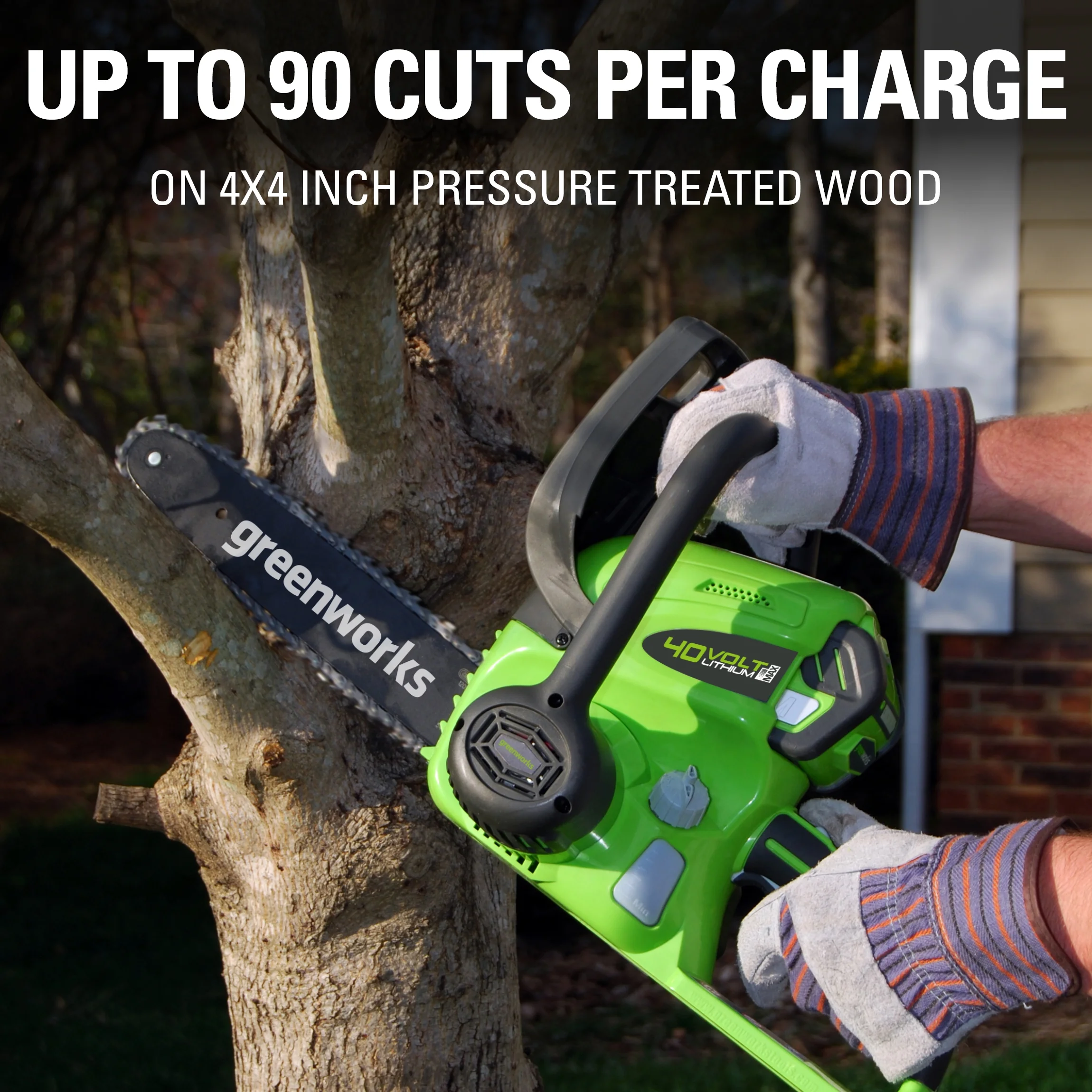 12" 40 V Battery Powered Chainsaw - Image 7