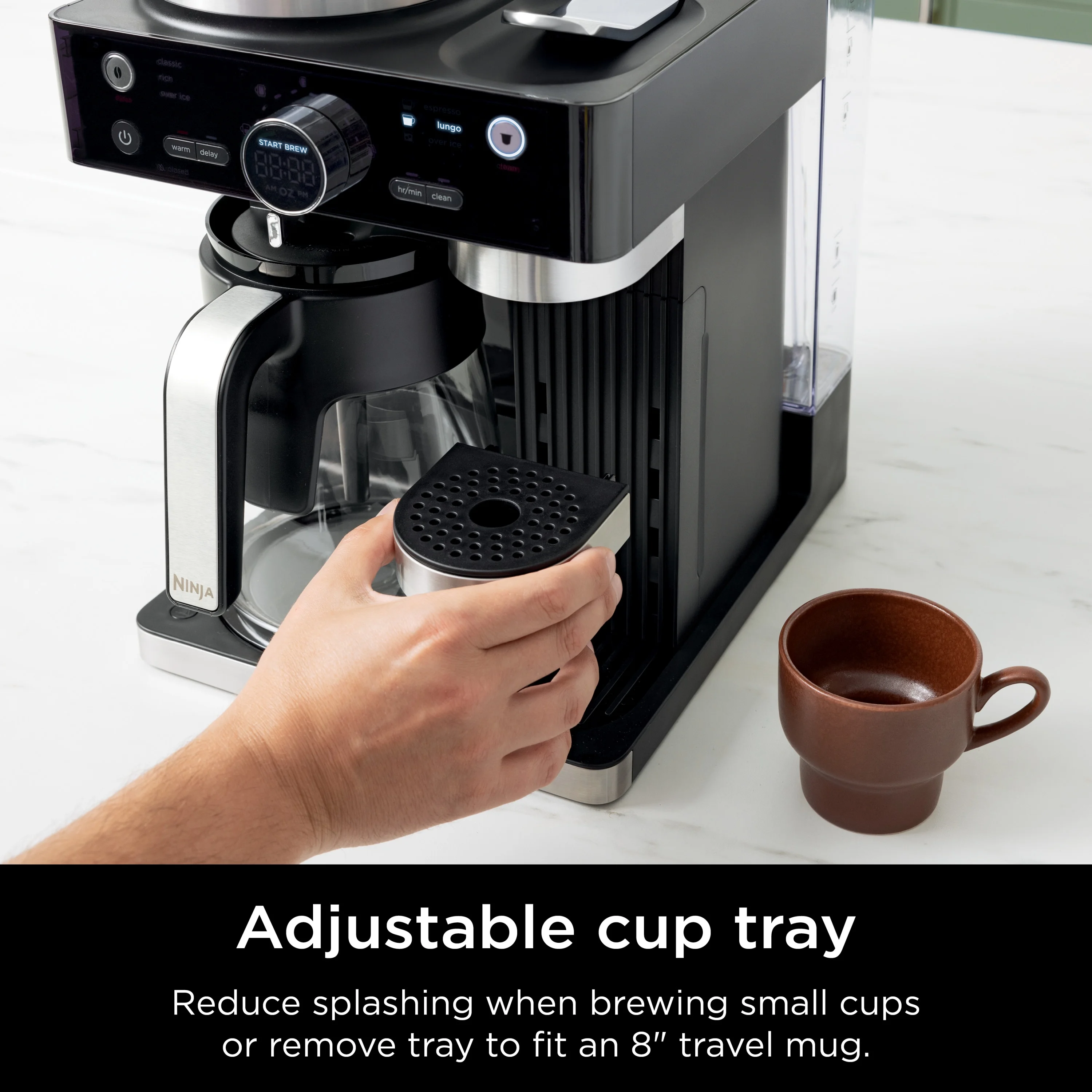 CFN601 Espresso Coffee Barista System, Single-Serve Coffee Nespresso Capsule Compatible(Black) - Image 3