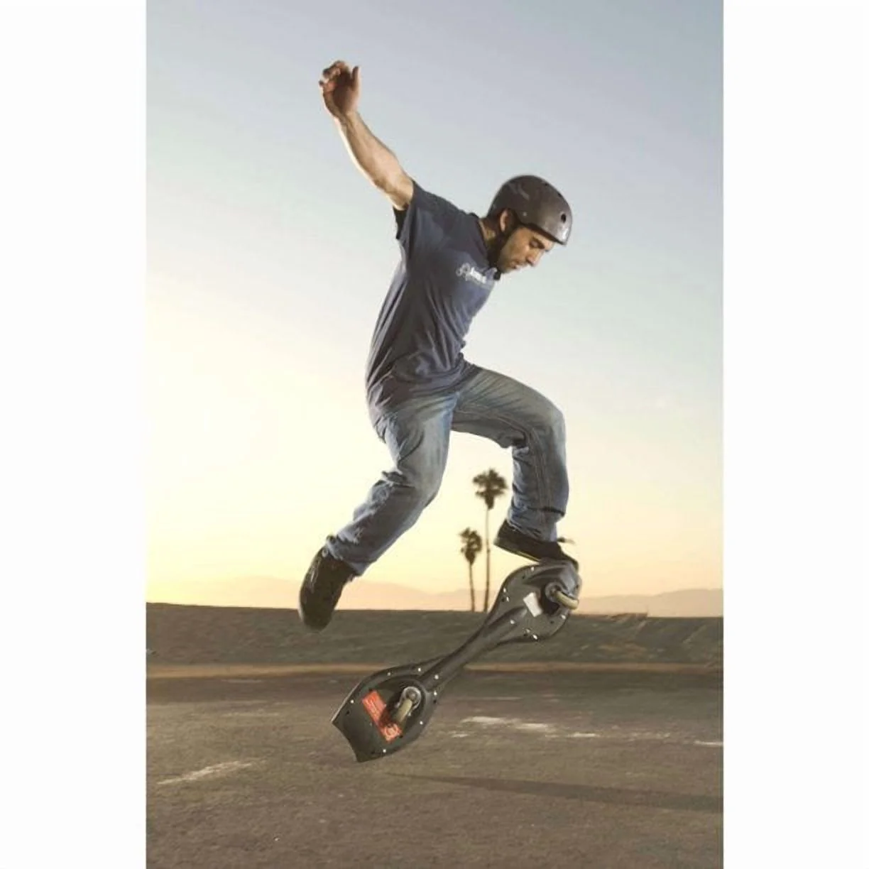 RipStik Caster Board Classic Collection, 2 Wheel Skateboard with 360 degree Casters, for Kids, Teens and Adults(Blue Easy Open) Image 9