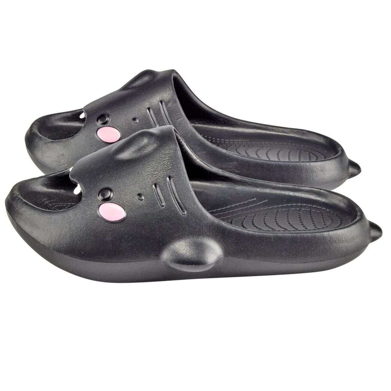 Claquettes raie manta noires 44/45