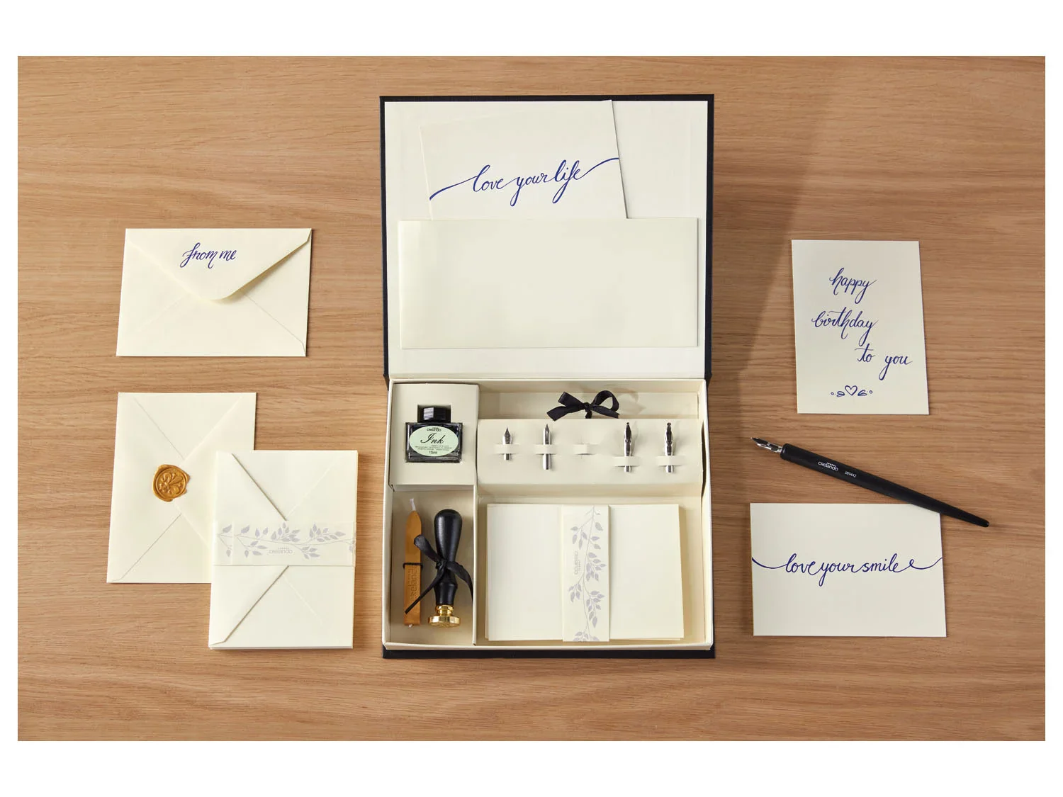 crelando Set de calligraphie, 30 pices