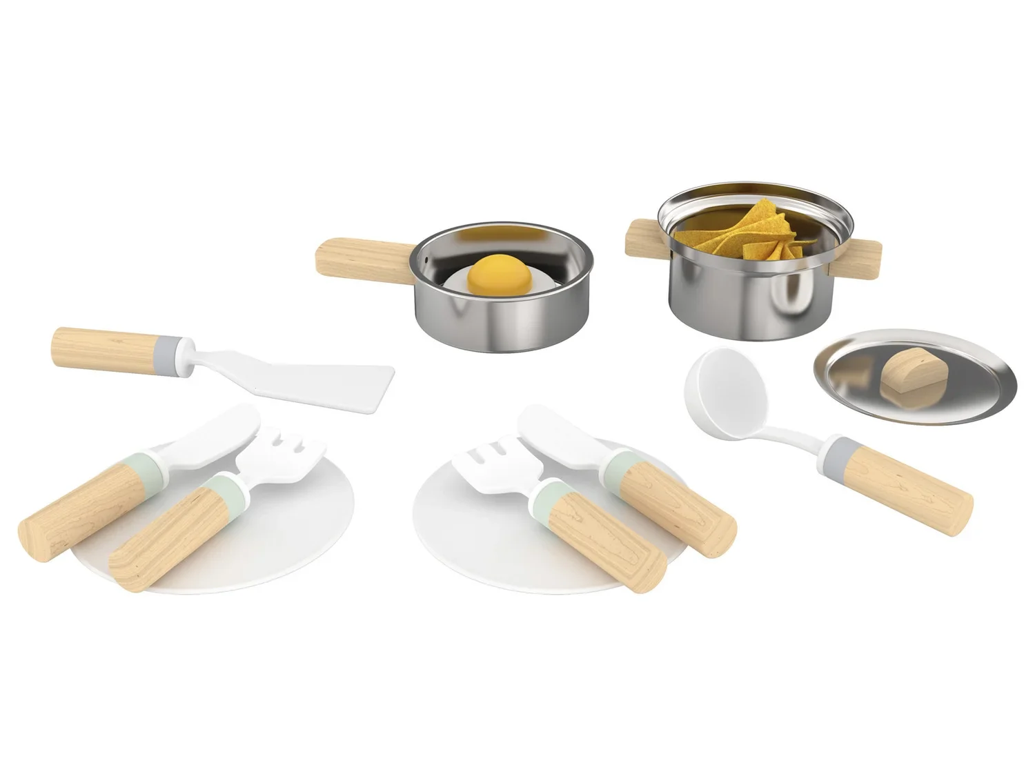 Playtive Set d'accessoires de cuisine en bois