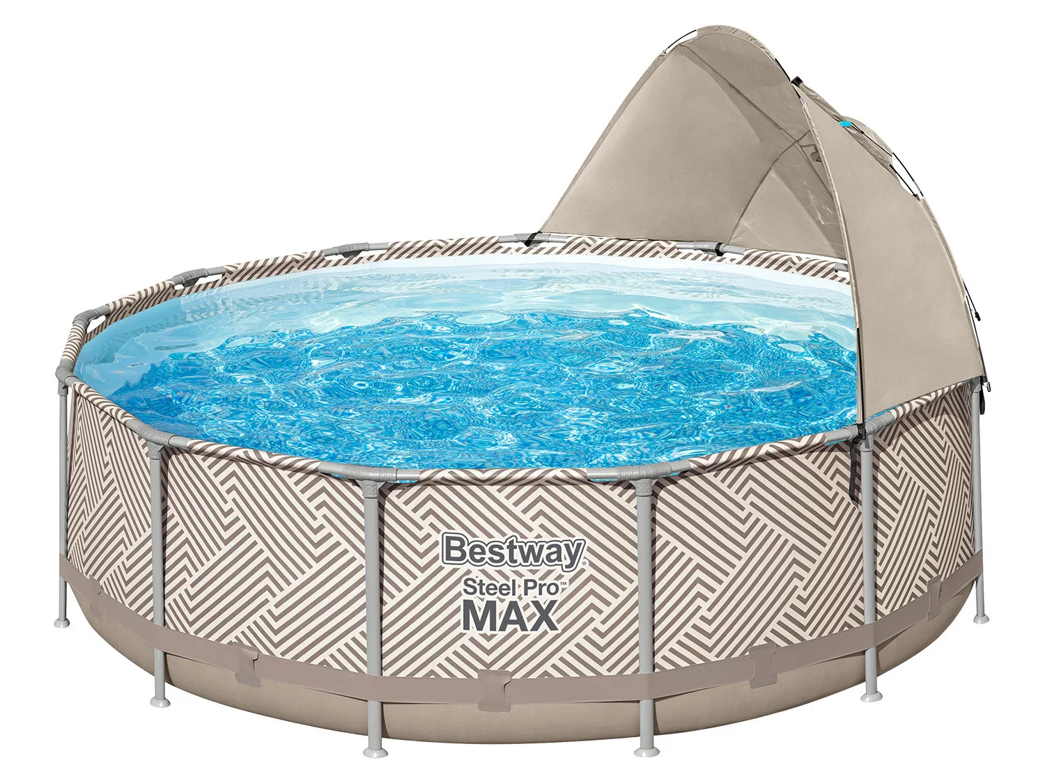 Bestway Piscine avec pompe de filtration et abri