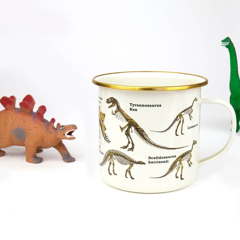 Emaljekopp 50 cl dinosaur