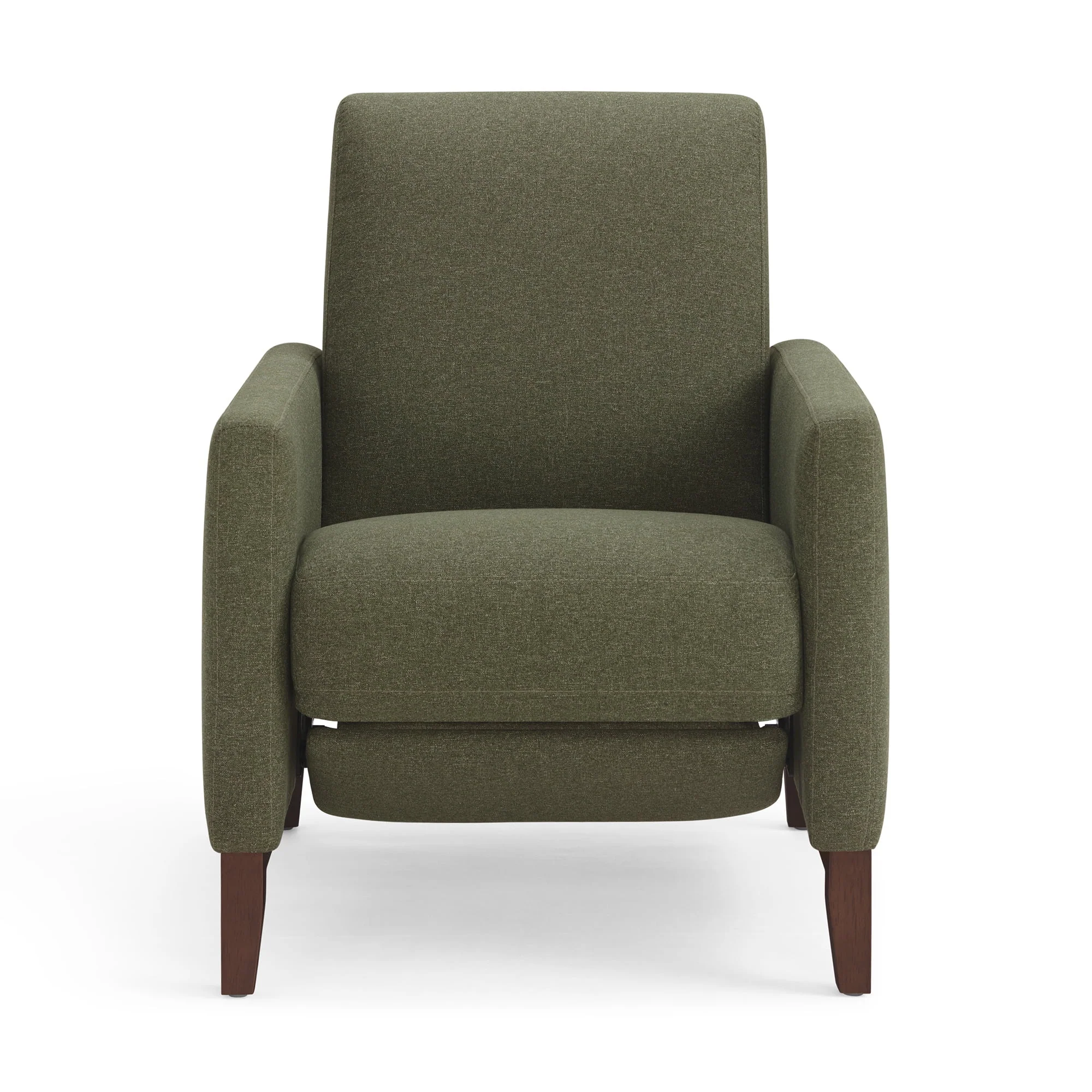 Better Homes & Gardens Reading Push Back Recliner, Olive