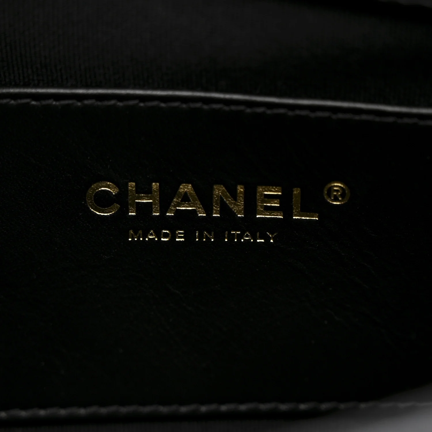 Caviar Quilted Camellia Chain Around Flap Black