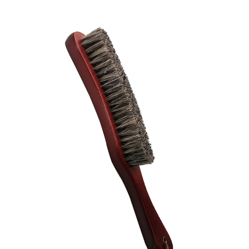 Custom logo Wooden U-shape Hat Cleaning Brush for Hat Gift Set