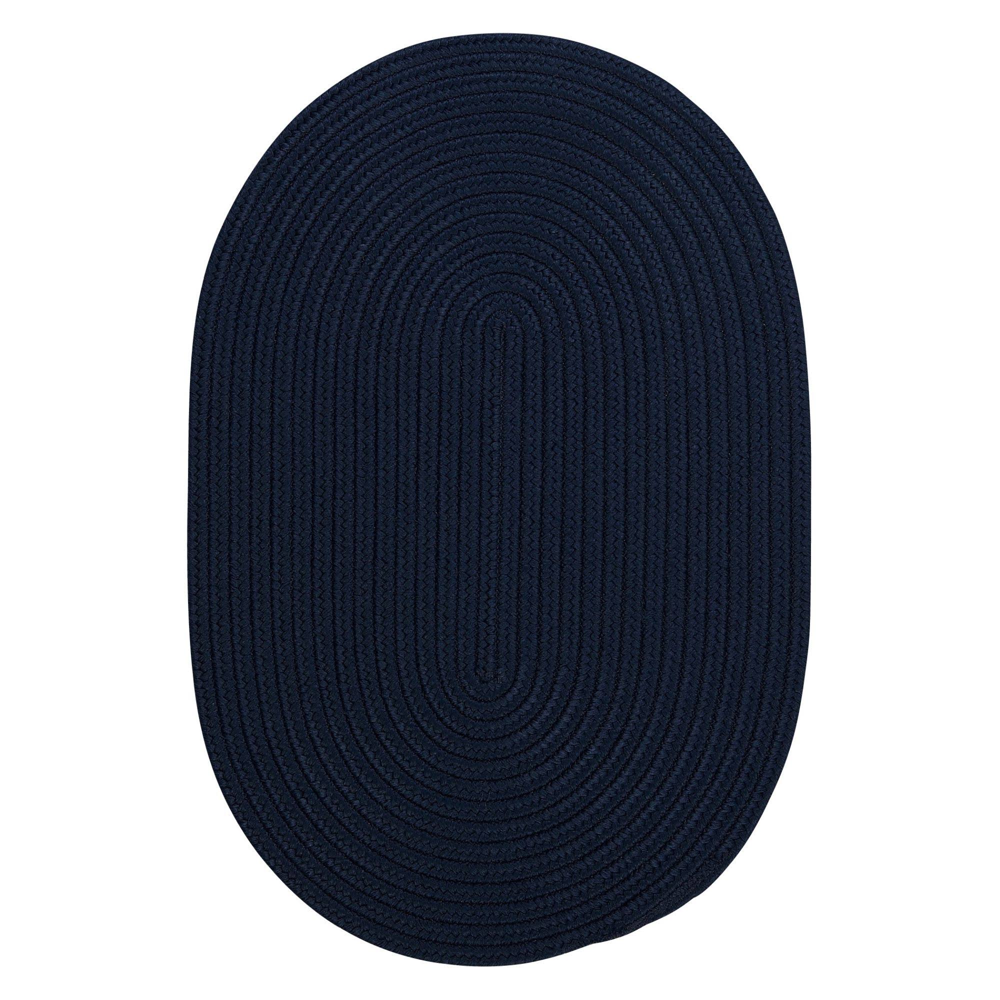 Colonial Mills Port Royale Navy Rug - 42 in x 66 in Oval
