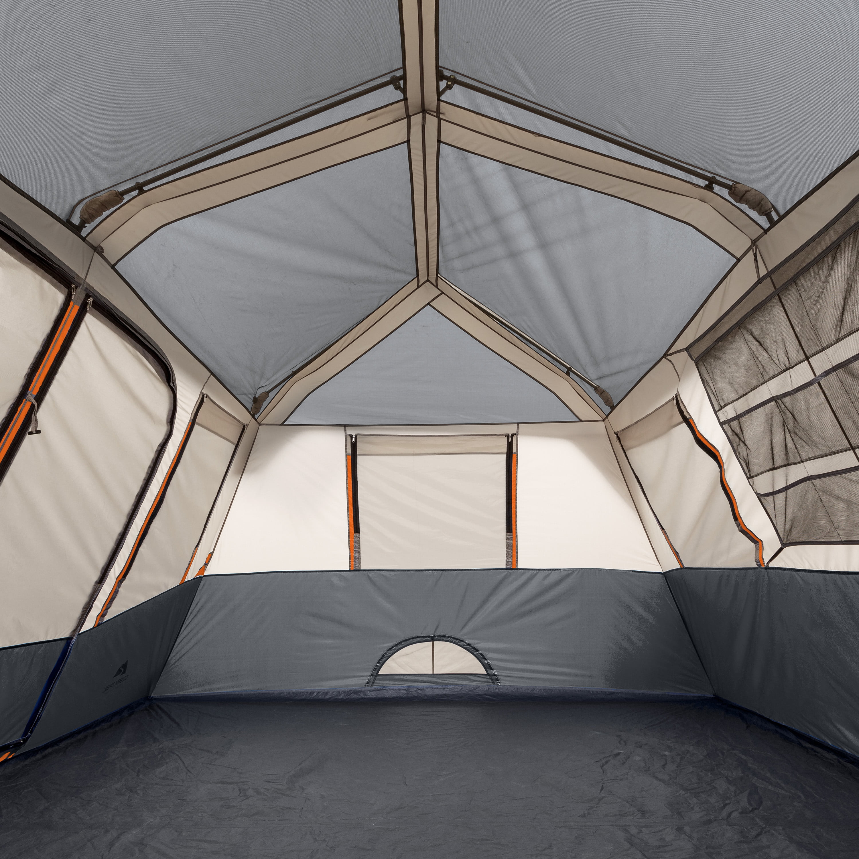 Ozark Trail 10 - Person Instant Cabin Tent - 2 - Room Family Camping Tent with Rainfly