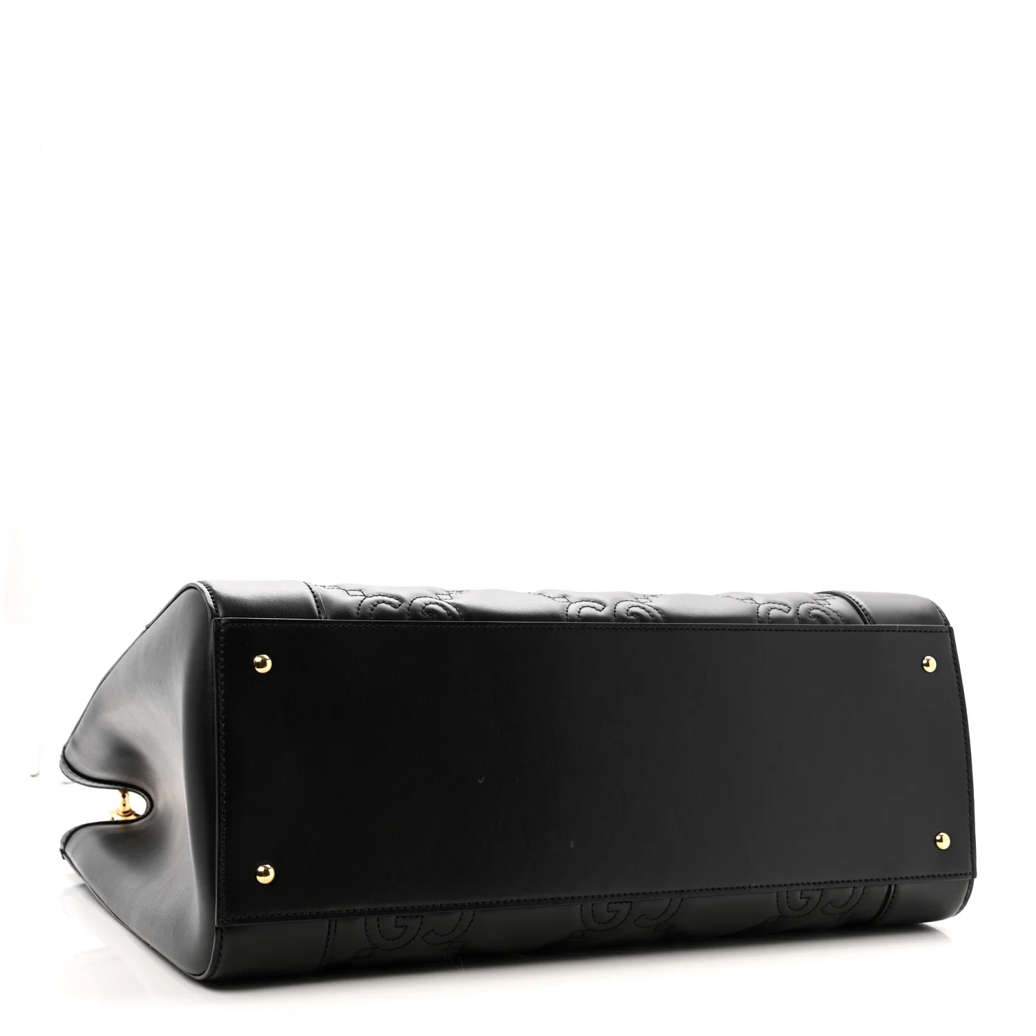 Calfskin GG Matelasse Tote Bag Black