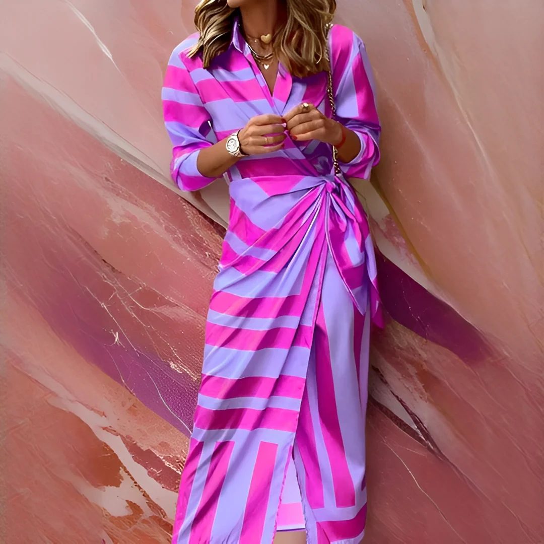 Emery - Robe Enveloppante Chic