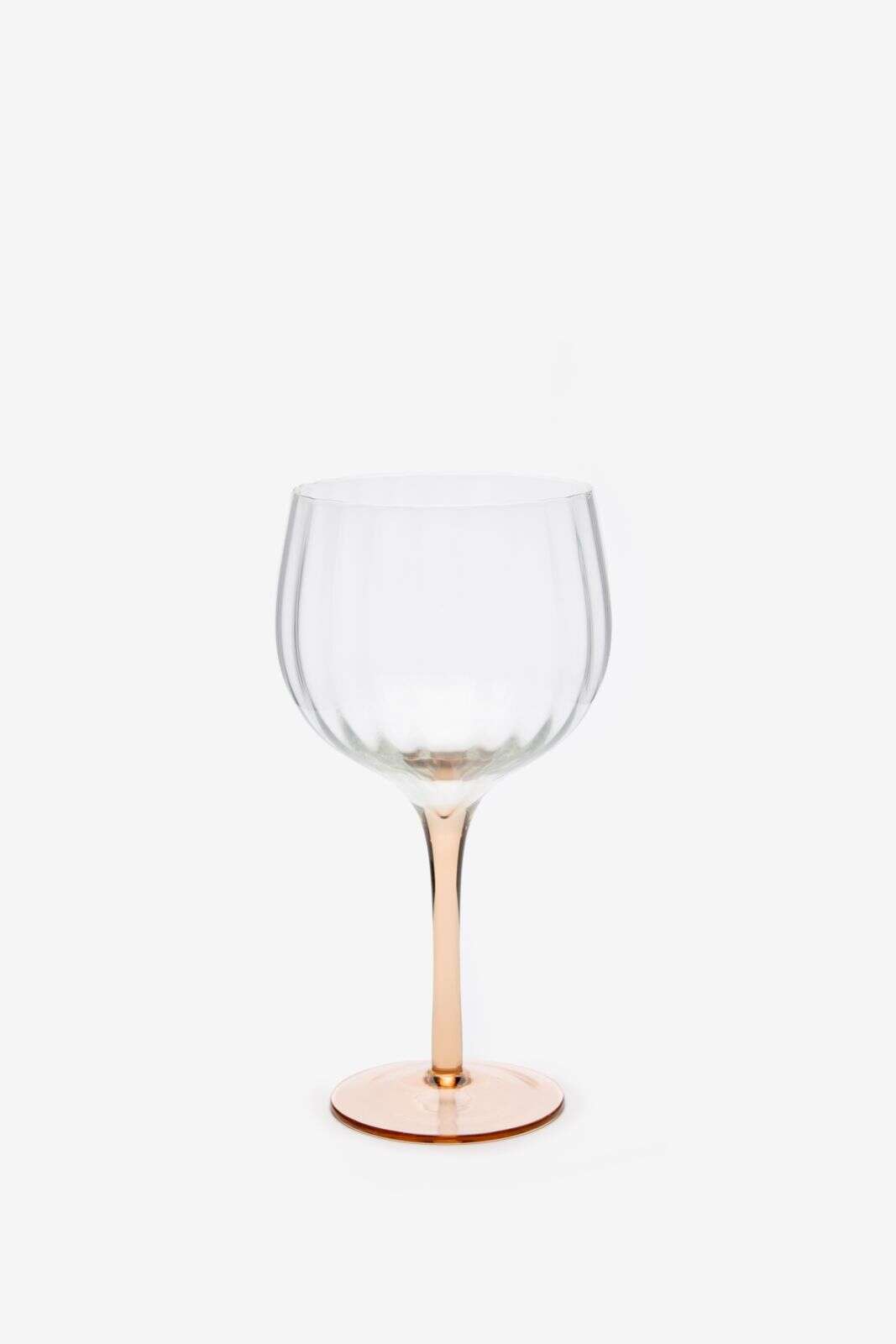 Oranje gin tonic glazen scallop