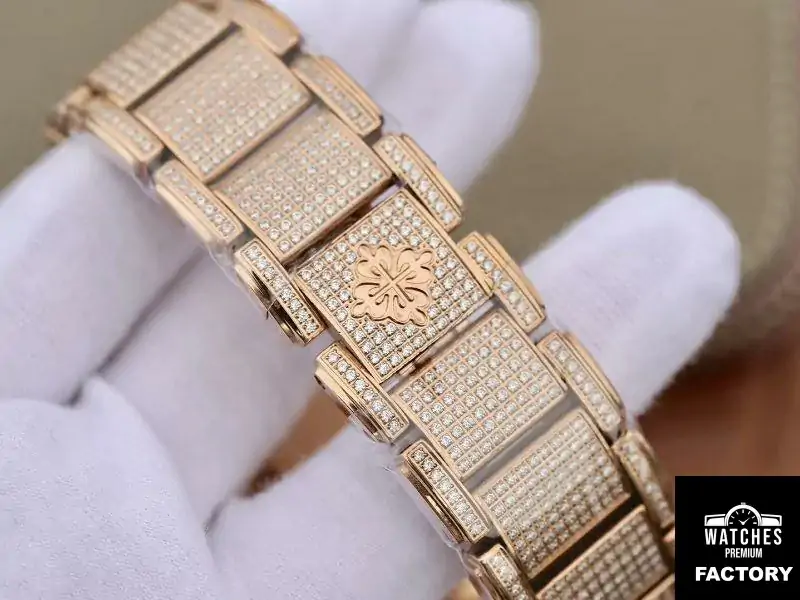 Patek Philippe Ladies Twenty-4 4908 / 50R-012 Rose Gold Diamond Dial
