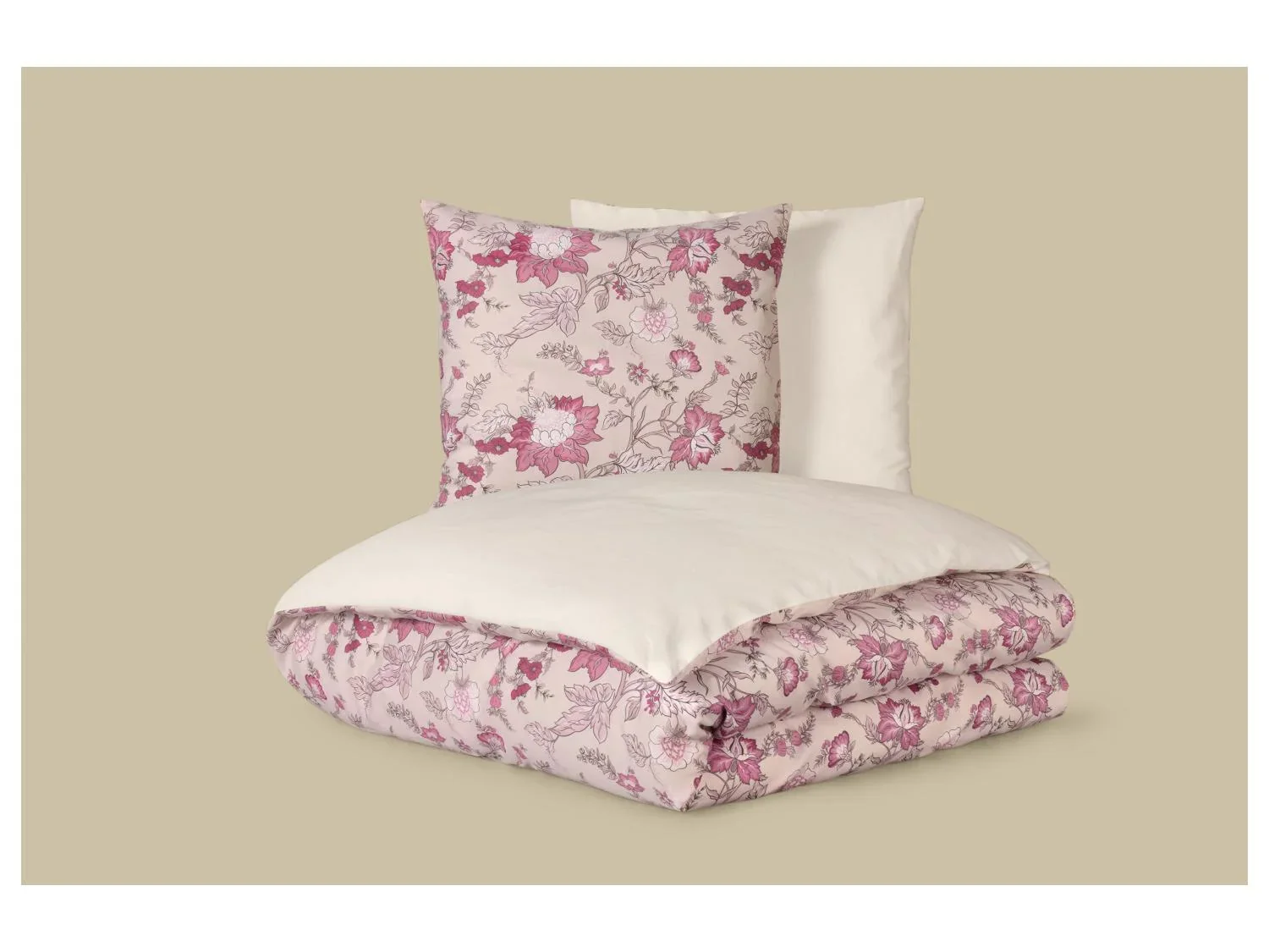 LIVARNO Parure de lit ou parure de lit double face en satin, 260 x 240 cm