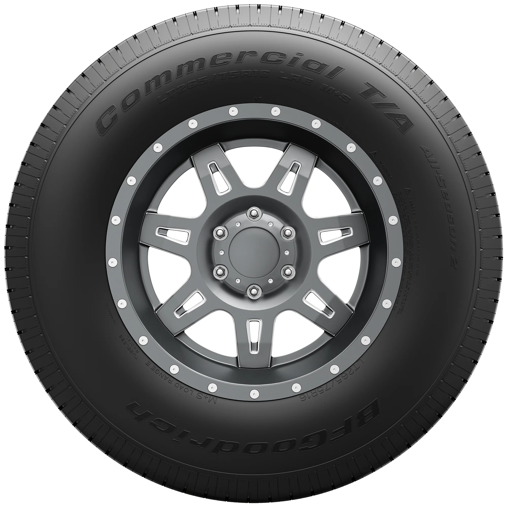 BFGoodrich Commercial T/A All - Season 2 All - Season LT265/75R16/E 123/120R Tire