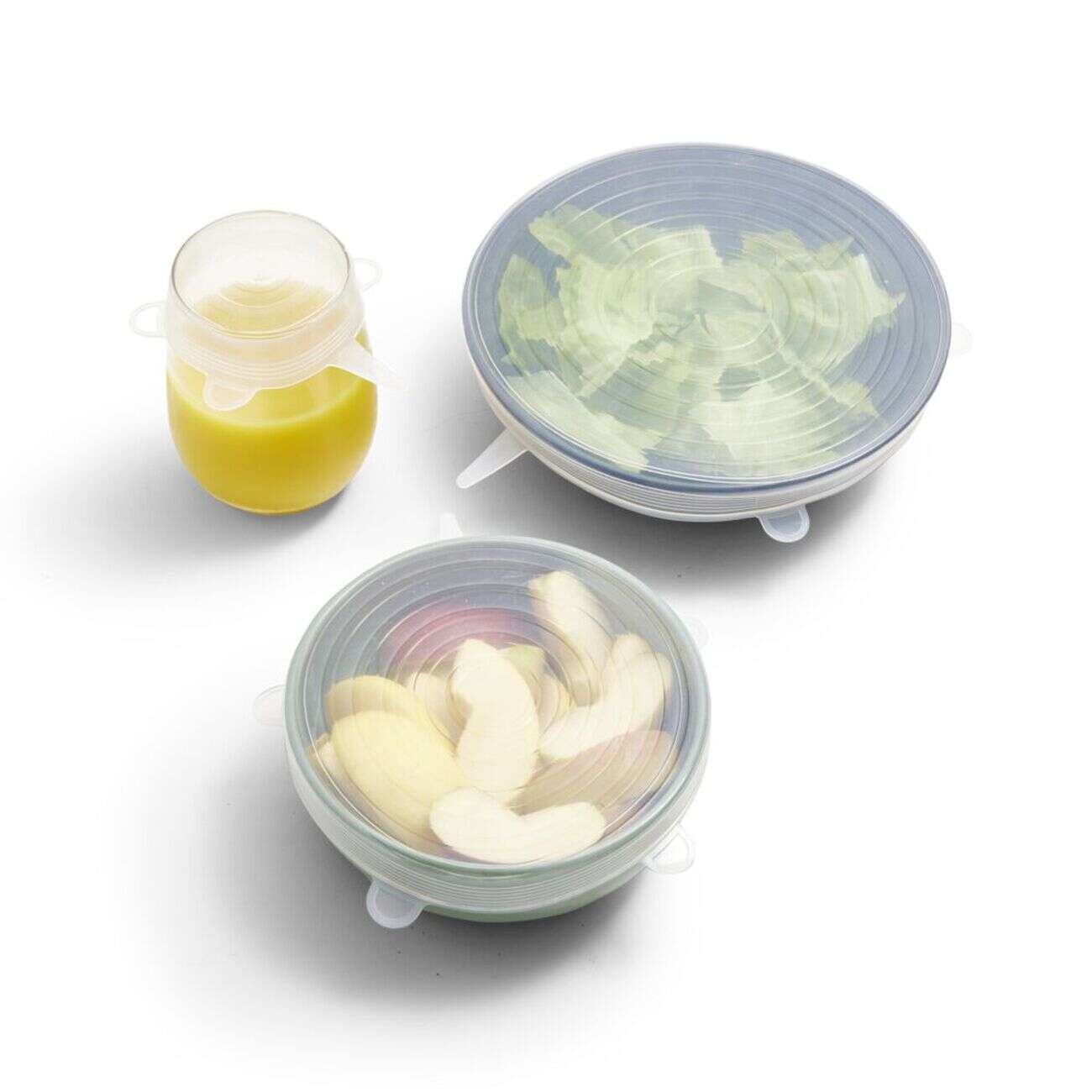 Couvercle en silicone extensible x6 Ø6,5à20,5cm