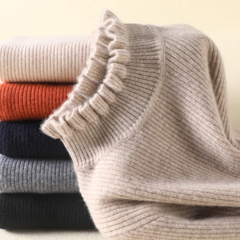 Alva – Pull à col roulé pour femmes
