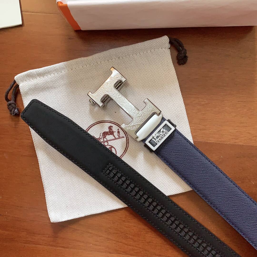 HERMES 両面第一層輸入革