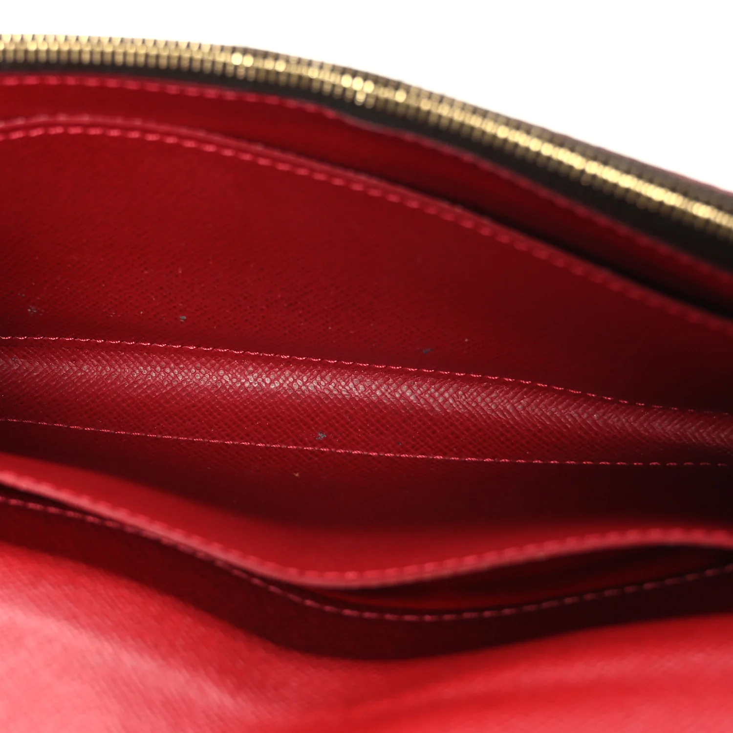 Monogram Emilie Wallet Red