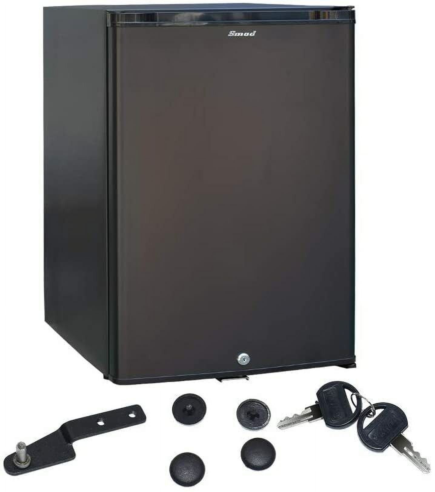 Mini RV Fridge 12V 110V Refrigerator Semi Truck Freightliner Cascadia 2.1 Cu ft Reversible Door(2.1 cu ft) - Image 10