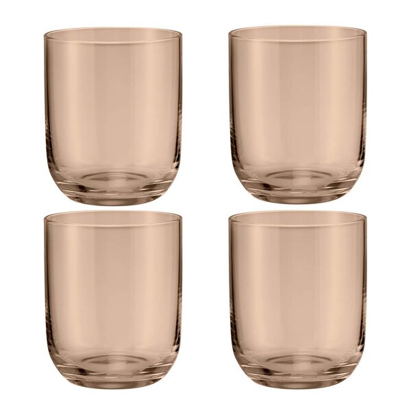 Fuumi vannglass 34 cl 4 stk coffee