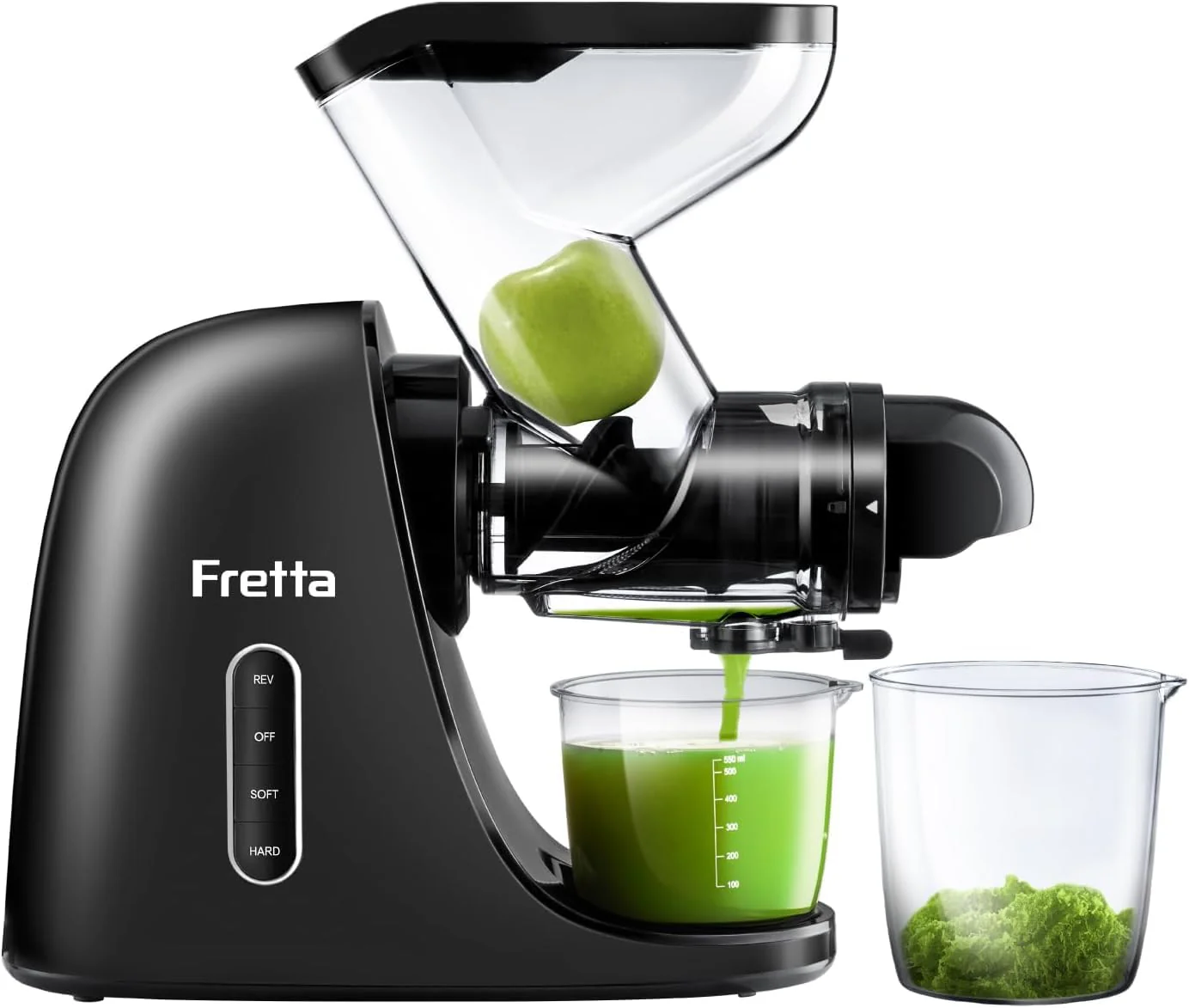 Fretta 3-inch Wide Feeding Chute Masticating Slow Juicers