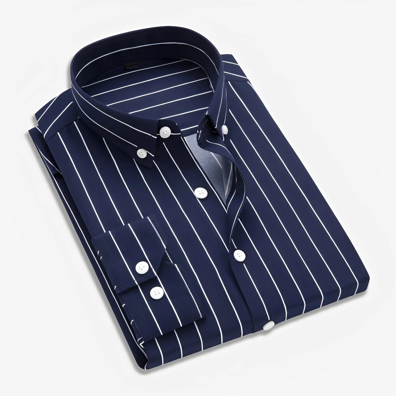 Edward - Chemise rayée à manches longues