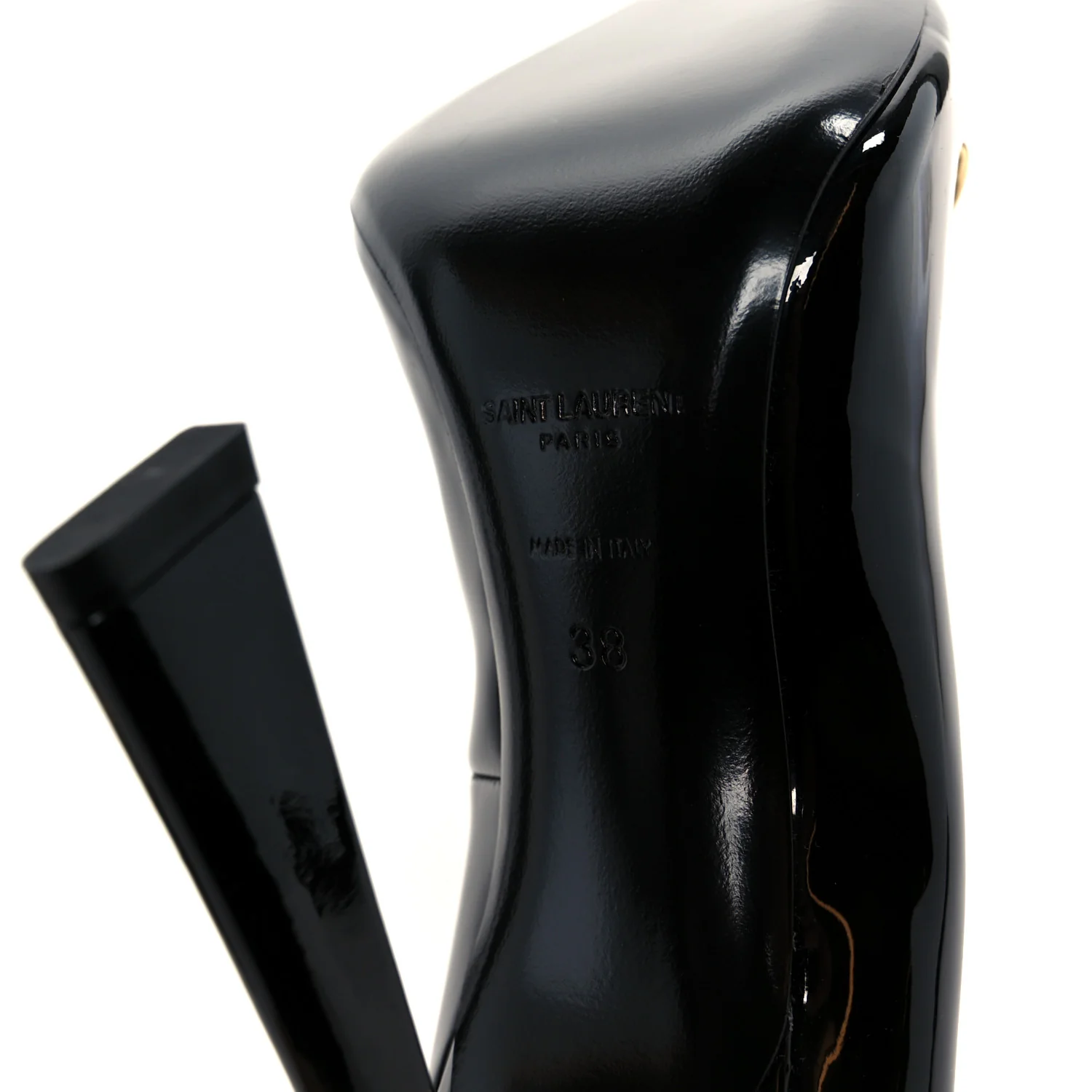 Vernice Grupy Silvana 110mm Pumps 38 Oro Antico Black