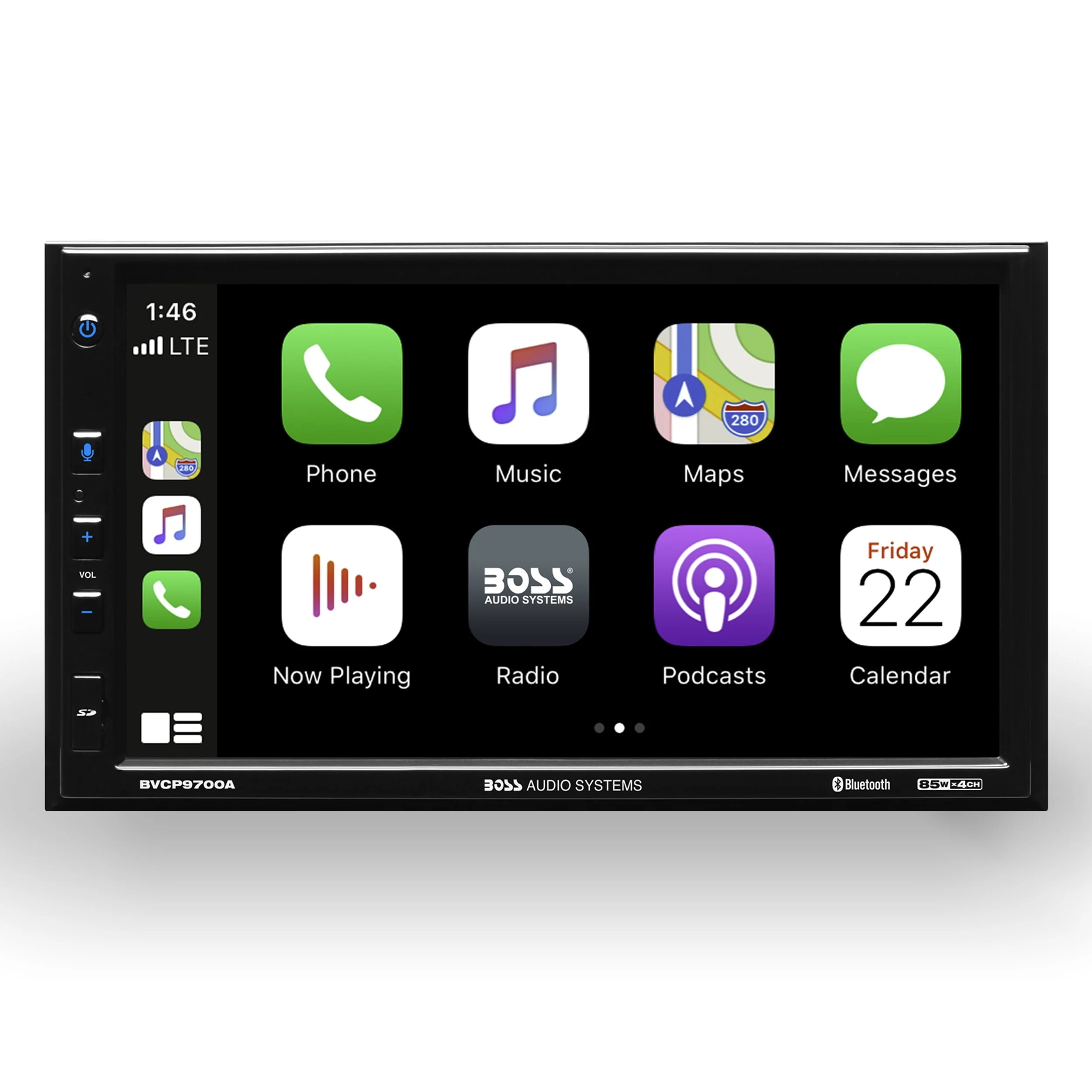 BOSS Audio Systems BVCP9700A 2 Din Apple CarPlay Android Auto Car Stereo System Image 7