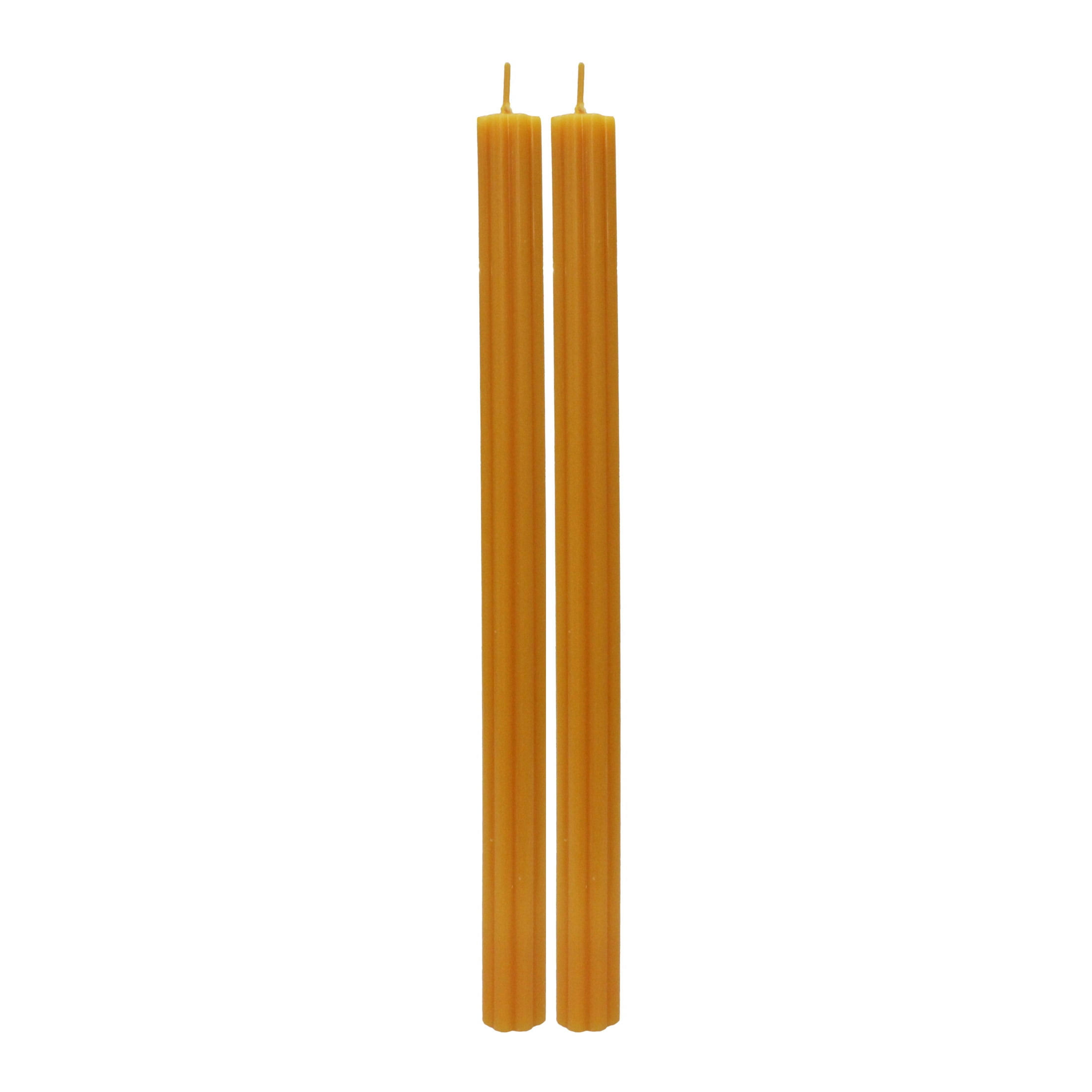 Better Homes & Gardens Unscented Taper Candles - Orange - 11 in