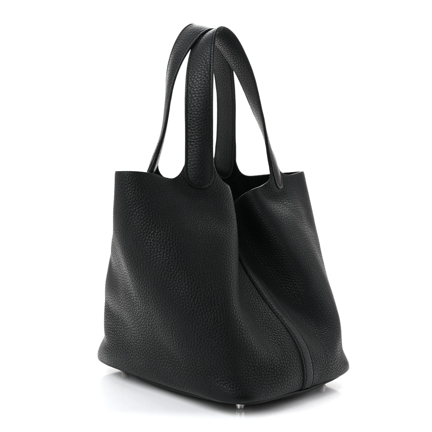 Taurillon Clemence Picotin Lock 22 MM Black