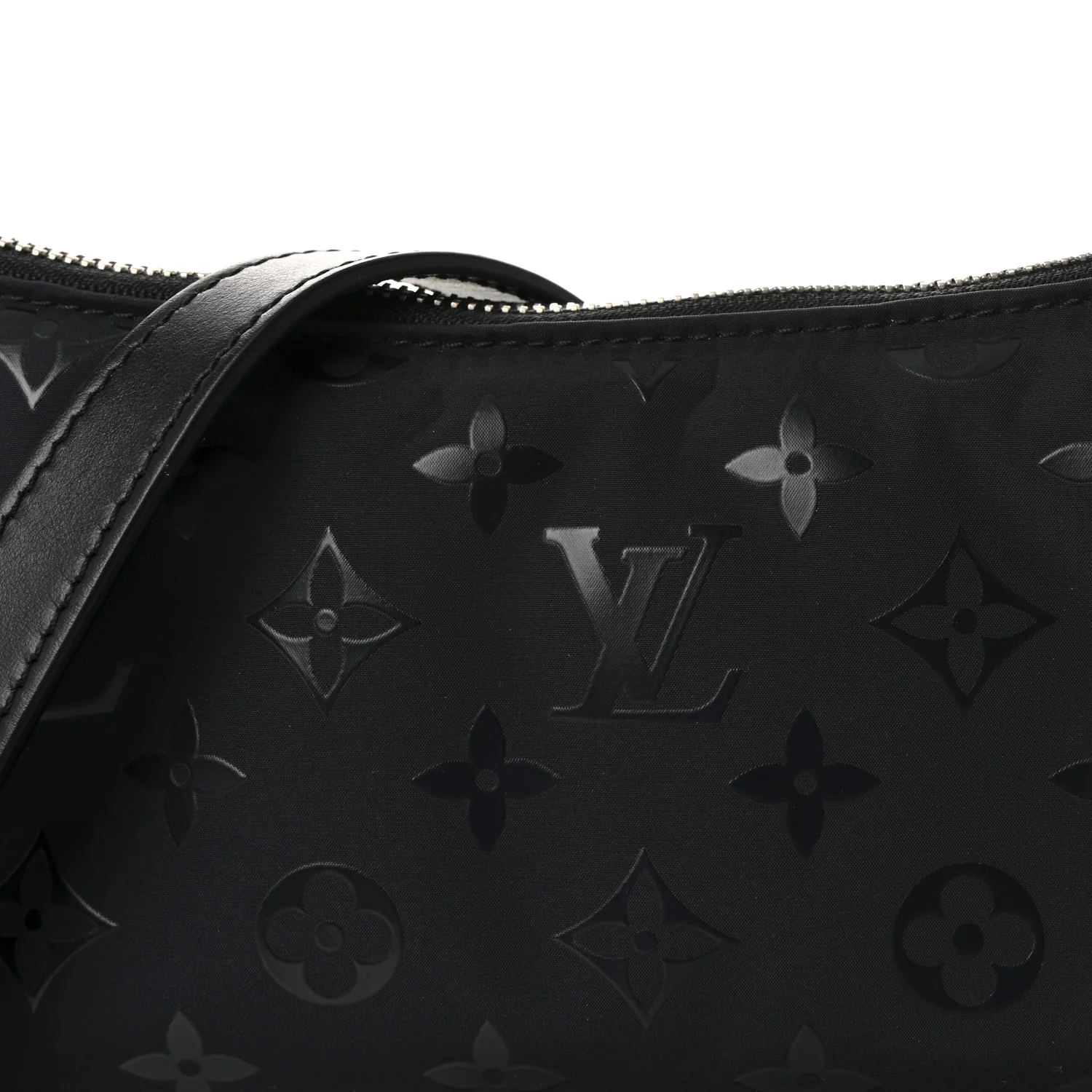 Nylon Monogram Loop Pocket Hobo Polar Night