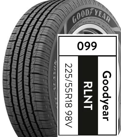 Goodyear Reliant All - Season 225/55R18 98V Tire