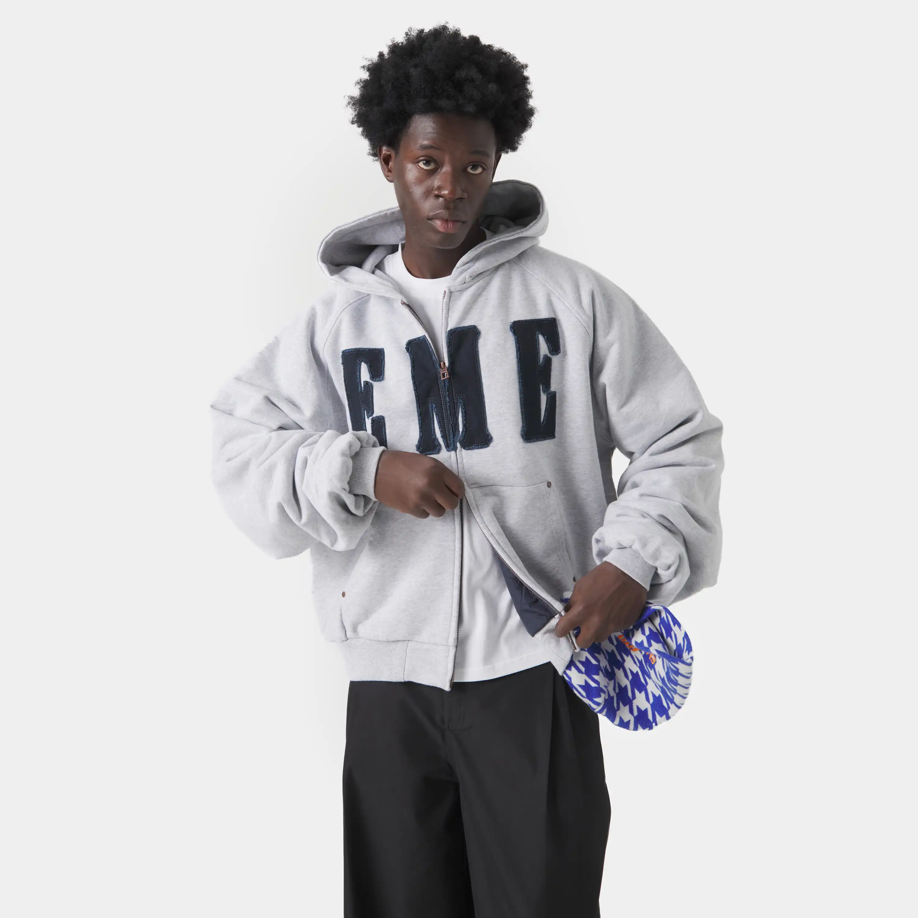 Desire Heather Grey Full Zip