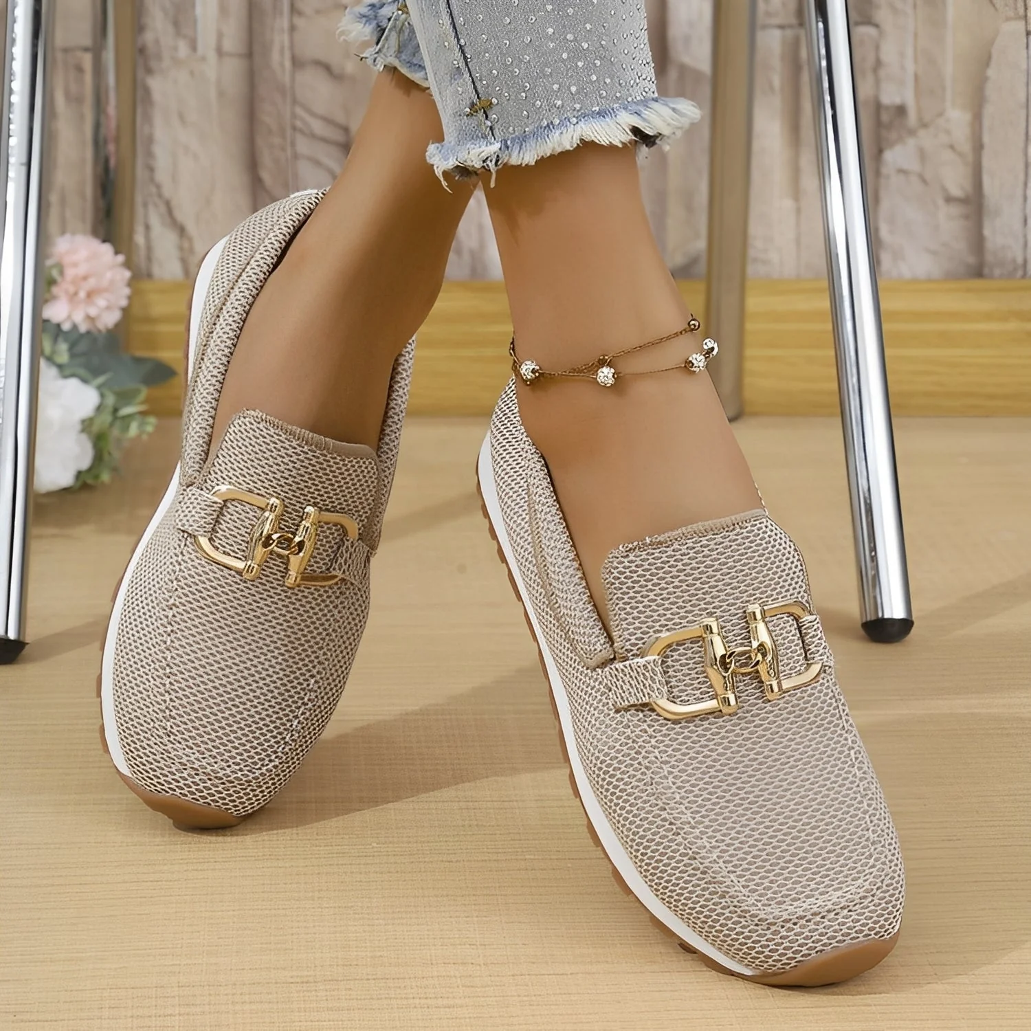 Monica – Mocassins pour femmes – Décontracté et simple