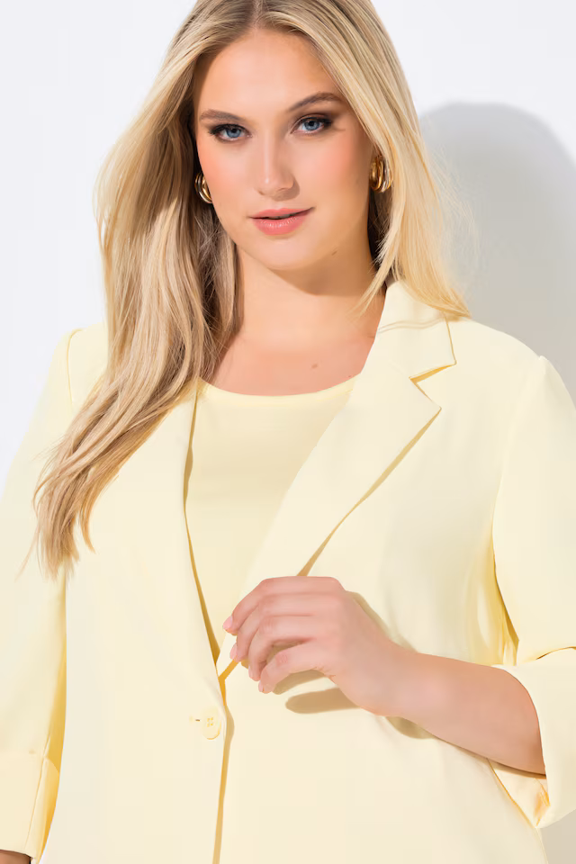 Colorful 3/4 Sleeve Blazer